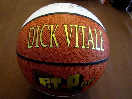 Dick Vitale Dickie V Hof Sport Műsorszolgáltató Aláírt Auto A Rock Kosárlabda Szövetség - Dedikált Egyetemi Kosárlabda