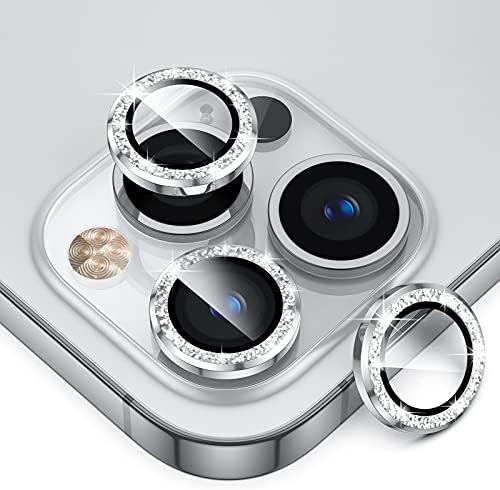 Valang Kamera Lencséjét Védő Kompatibilis iPhone 13 Pro & iPhone 13 Pro Max 2021, HD Edzett Üveg Prémium Alumínium Ötvözet