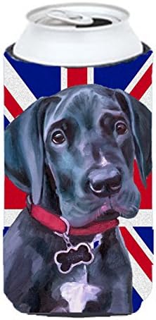 Caroline Kincsek LH9600TBC Fekete német dog Kiskutya angol Union Jack Brit Zászló Magas Fiú Ölelkezős, Lehet Hűvösebb Ujja