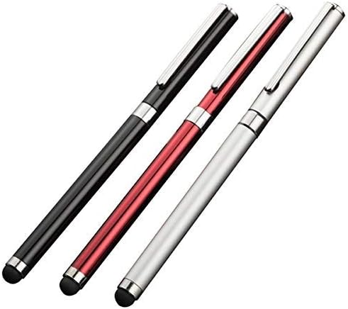 Stylus PRO + Pen Dolgozik a Samsung Galaxy Tab S7 Plus Egyéni Magas Érzékenység tapintású, Fekete Tinta! [3 Pack - Ezüst,