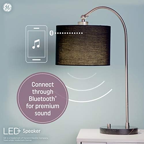 GE LED Világítás+ színváltó Hangszóró LED Izzó Távirányítóval, Többszínű + Puha, Fehér, A21 Normál Izzó