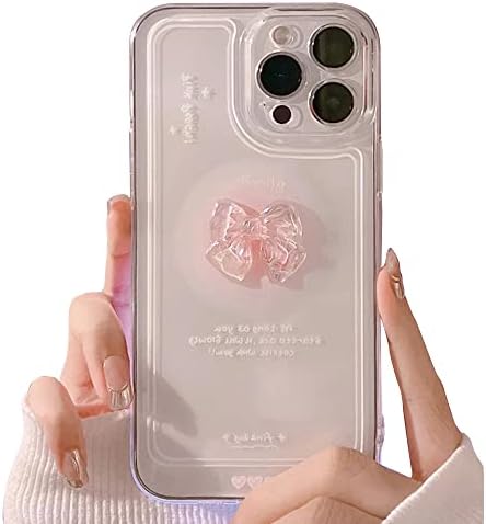 Casechics Kompatibilis iPhone Esetében,Aranyos 3D Kristály csokornyakkendő Bowknot Csillogó Szikrázó Csillogásban Kamera